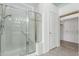 Bathroom with a large walk-in shower and linen closet at 17937 W Weatherby Dr, Surprise, AZ 85374