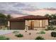 Single-story home with tile roof, 2-car garage, and desert landscaping at 1880 Broken Arrow Dr, Wickenburg, AZ 85390