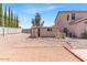 Backyard with shed and gravel at 3314 W Dynamite Blvd, Phoenix, AZ 85083