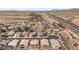 Aerial view of a quiet residential neighborhood at 442 W Black Hawk Pl, Casa Grande, AZ 85122