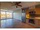 Modern kitchen with stainless steel appliances and wood cabinets at 4745 N Scottsdale Rd # 3013, Scottsdale, AZ 85251