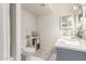 Bathroom with double vanity and marble countertop at 14410 N 42Nd Pl, Phoenix, AZ 85032