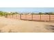 Spacious riding arena with wooden borders, ideal for horses at 30316 N 139Th St, Scottsdale, AZ 85262