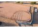 Aerial view of a riding arena and surrounding landscape at 30316 N 139Th St, Scottsdale, AZ 85262