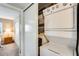 Stackable washer and dryer in a closet at 3716 E University Dr # 2014, Mesa, AZ 85205