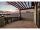 Spacious rooftop terrace with pergola and city views at 18884 N 98Th St, Scottsdale, AZ 85255