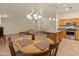 Bright dining area with a wood table and chairs at 2221 E Joy Ranch Rd, Phoenix, AZ 85086