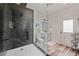 Elegant bathroom with a large walk-in shower and modern vanity at 8340 E Roma Ave, Scottsdale, AZ 85251