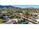 Aerial view of neighborhood showcasing homes and landscape at 9627 N 26Th Pl, Phoenix, AZ 85028