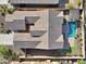Bird's eye view of a home with tile roof and pool at 12860 W Calle De Sol --, Peoria, AZ 85383