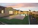 Expansive backyard with a refreshing pool and pergola at 12860 W Calle De Sol --, Peoria, AZ 85383