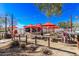 Community outdoor seating and dining area at 4758 S Pluto --, Mesa, AZ 85212