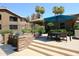 Outdoor BBQ grills and seating area at 7009 E Acoma Dr # 1105, Scottsdale, AZ 85254