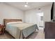 Spacious bedroom with wood flooring and en-suite bathroom at 7009 E Acoma Dr # 1105, Scottsdale, AZ 85254