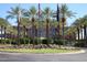Grand entrance to the community with lush landscaping at 7009 E Acoma Dr # 1105, Scottsdale, AZ 85254