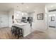 Modern kitchen with stainless steel appliances and white cabinets at 7009 E Acoma Dr # 1105, Scottsdale, AZ 85254