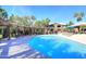 Resort-style pool with plenty of lounge chairs and shade at 7009 E Acoma Dr # 1105, Scottsdale, AZ 85254