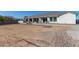 Large backyard with gravel and a view of the house at 21121 E Marsh Rd, Queen Creek, AZ 85142