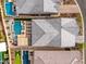 Aerial view of the house highlighting the roofline and backyard at 21354 W Minnezona Ave, Buckeye, AZ 85396
