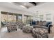 Living room with patio access and mountain views at 21354 W Minnezona Ave, Buckeye, AZ 85396
