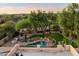 Relaxing rooftop deck overlooking the pool and backyard at 22426 N 54Th Pl, Phoenix, AZ 85054