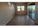 Bright dining area with sliding glass door to backyard at 3290 W San Cristobal Rd, San Tan Valley, AZ 85144