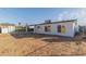 Large backyard with dirt and a shed at 3350 W Wethersfield Rd, Phoenix, AZ 85029