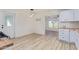 Kitchen boasts white cabinets and wood countertops at 3350 W Wethersfield Rd, Phoenix, AZ 85029