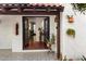 Inviting entryway with double doors opening to the interior at 2022 E Bishop Dr, Tempe, AZ 85282