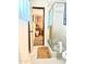 View of bathroom with shower, toilet, and open doorway leading to another room at 404 E Paseo De Isabella --, Casa Grande, AZ 85122