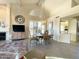 Bright dining room with vaulted ceiling and chandelier at 10063 E Cinnabar Ave, Scottsdale, AZ 85258