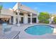 Backyard oasis featuring a sparkling pool at 11857 N 81St St, Scottsdale, AZ 85260