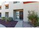 Front door entrance with landscaping at 1401 E Puget Ave # 24, Phoenix, AZ 85020