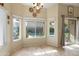 Breakfast nook with views of the backyard pool and patio at 4113 W Bart Dr, Chandler, AZ 85226