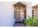 Inviting house entrance with a security door and a small porch at 4113 W Bart Dr, Chandler, AZ 85226