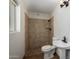 Updated bathroom with a walk-in shower and new vanity at 6816 E Oak St, Scottsdale, AZ 85257