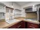 Updated kitchen with gas stove and ample storage at 6816 E Oak St, Scottsdale, AZ 85257
