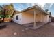 Covered patio with concrete flooring and ceiling fan at 6816 E Oak St, Scottsdale, AZ 85257