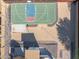 Aerial view of a private basketball court at 8340 E Thomas Rd, Scottsdale, AZ 85251