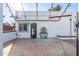 Charming patio with a fountain and pergola at 8340 E Thomas Rd, Scottsdale, AZ 85251