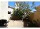 Small backyard with gravel and a gas grill at 11059 E Yucca St, Scottsdale, AZ 85259