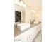 Bathroom with double sinks and a large vanity at 11059 E Yucca St, Scottsdale, AZ 85259