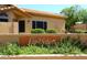 Las Vistas community entrance sign with landscaping at 11059 E Yucca St, Scottsdale, AZ 85259