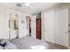 Bright bedroom with double doors leading to a private bathroom at 13930 W Tierra Grande --, Surprise, AZ 85387