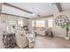 Spacious living room with hardwood floors, a ceiling fan, and neutral decor at 13930 W Tierra Grande --, Surprise, AZ 85387