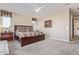 Large Primary bedroom with a king-size bed, and ample closet space at 13930 W Tierra Grande --, Surprise, AZ 85387