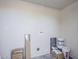 Unfinished laundry room with plumbing and electrical hookups at 1436 E Downing St, Mesa, AZ 85203