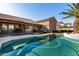 Refreshing pool with a large backyard at 21774 E Camacho Rd, Queen Creek, AZ 85142