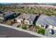 Aerial view of a house and its landscaped front yard at 13208 W Woodstock Rd, Peoria, AZ 85383