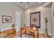 Home office featuring a wooden desk and southwestern-style decor at 5411 E Seven Palms Dr, Cave Creek, AZ 85331